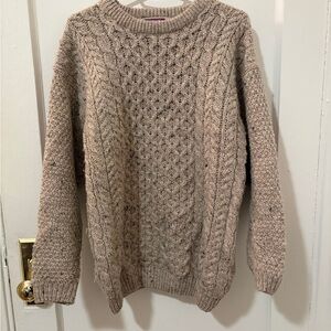 Wool Cozy Cable Knit Sweater